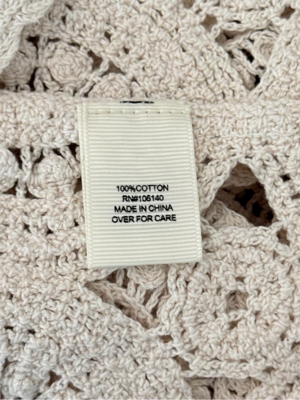 Crocheted Top (L) - Picture 4 of 5